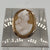 Cameo Portrait Brooch Pendant 9ct 9k Rose Gold