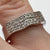 Diamond Wave Pave Set Band Style Ring 9ct 9k White Gold  - Size N