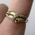 Champagne Fancy Diamond Two Tone Ring 9ct 9k Yellow Gold - Size O