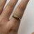 Antique Diamond .10ct Boat Ring 18ct 18k Yellow Gold - Size N