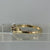 Diamond .15ct Trilogy Twist Ring 9ct 9k Yellow Gold - Size O