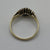 Diamond Cluster Accent Ring 9ct 9k Yellow Gold - Size L