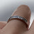 Diamond .25ct Channel Set Half Eternity Bridal Ring 18ct 18k White Gold - Size K