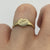 Heart Signet Ring 9ct 9k Yellow Gold - Size M