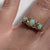 Opal & Diamond Antique 1902 Ring 18ct 18k Yellow Gold  - Size N