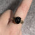 Unique Scapolite Cat's Eye Solitiare Ring 9ct 9k Yellow Gold  - Size N