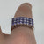 Tanzanite Cluster Ring 9ct 9K White Gold - Size Q