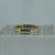 Half Eternity CZ 7 Stone Stacking Ring 9ct 9k Yellow Gold - Size P