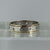 White Spinel Full Eternity Two Tone Band Ring 9ct 9k Yellow Gold - Size N