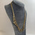 Fancy Bar Statement Necklace 9ct 9k Yellow Gold - 16" Inches