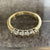 Diamond .15ct Five Stone Ring 9ct 9k Yellow Gold - Size Q 1/2