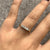 Dainty 5 Stone CZ Stacking Ring 9ct 9k Yellow Gold - Size L 1/2