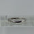 Diamond Wave Style Ring 9ct 9k White Gold - Size K