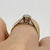 Diamond .13ct Solitaire Ring 9ct 9k Yellow Gold - Size J 1/2