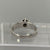 Tanzanite & Diamond Daisy Textured Shoulder Ring 18ct 18k White Gold- Size M