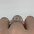 Ruby & Diamond Band Ring 9ct White Gold - Size N