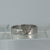 Diamond Detail Wedding Band Ring 18ct 18k White Gold - Size J 1/2