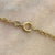 Rope Twist Chain Necklace 9ct 9k Yellow Gold 15"