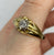 Diamond Gypsy Bezel Set Ring 18ct 18k Yellow Gold  - Size Z