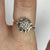 Diamond Illusion Cluster Ring 9ct 9k Yellow Gold  - Size O