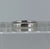 Plain Wedding Band Ring 3mm 18ct 18k White Gold  - Size N