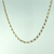 Fine Rectangle Cut Curb Chain Necklace 9ct 9k Yellow Gold - 18" Inches