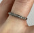 Diamond Half Eternity Band Ring 9ct 9k White Gold - Size P