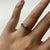 Diamond .25ct Solitaire With Accents Ring 9ct White Gold - Size K