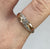 Diamond Rose Gold Bypass Pave Set Band Ring  9ct 9k Rose Gold - Size P