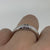 Diamond Band Ring 18ct 18K White Gold - Size K