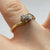 Diamond Toi Et Moi .50ct Bypass Ring 18ct 18k Yellow Gold - Size M 1/2