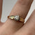 Diamond Solitaire .15ct Engagement Ring 18ct 18k Yellow Gold - Size N 1/2