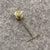 Embossed Tie Tack Pin Brooch Pendant 9ct 9k Yellow Gold