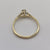 Diamond .15ct Solitaire Ring 9ct 9k Yellow Gold - Size L