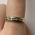 Diamond Two Tone Gold Channel Set Band Ring 10ct 10K Yellow Gold - Size O