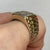 Diamond Illusion Set Square Signet Ring 9ct 9k Yellow Gold  - Size O