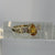 Pear Cut Citrine & White Zircon Ring 9ct 9k Yellow Gold - Size N