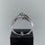 Blue Topaz & Sapphire Twist Ring 9ct 9k White Gold - Size N