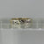 Diamond .25ct Two Tone Gold Band Stacking Ring 9ct 9k Yellow Gold - Size N