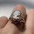 Cameo Open Shoulders Ring 9ct 9k Yellow Gold - Size M