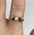 Pearl & Garnet Bypass Ring 9ct 9k Yellow Gold - Size P