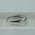 Diamond Pave Set Twist Ring 9ct 9k White Gold - Size L