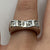 Diamond High Shoulder Unique Cluster Band Ring 18ct 18K White Gold - Size K 1/2