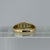 Antique Old Cut Diamond Boat Ring 18ct 18K Yellow Gold - Size M