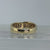 Garnet Channel Set Band Ring 9ct 9K Yellow Gold - Size M