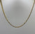 Flat Snake Chain Necklace 9ct 9k Yellow Gold - 16” Inches