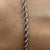 Rope Twist Chain Bracelet  9ct 9k White Gold 6” Inches