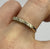 Diamond Illusion Set Half Eternity Ring 9ct 9k Yellow Gold  - Size M