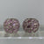 Hoop Earring Ball Charm Accessories Iced Pink CZ Y2K 9ct 9k White Gold