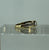 Diamond .10ct Twist Band Ring 9ct 9k Yellow Gold - Size J